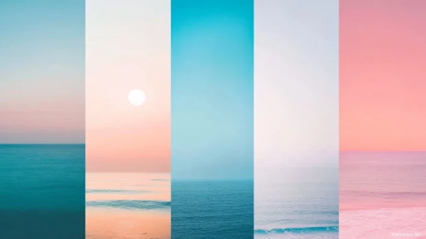 Simple and aesthetic Lock screen Wallpapers with calming color palettes, best desktop lock screen designs.