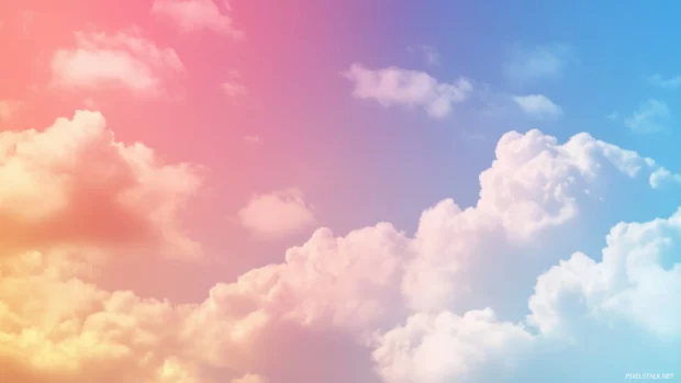 Simple gradient blend Lock screen with soft color transitions.