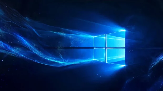 Smooth light trails Windows 11 desktop lock screen wallpaper design.