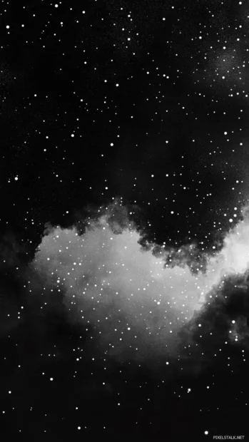 Soft breezes stirring black starry horizons.