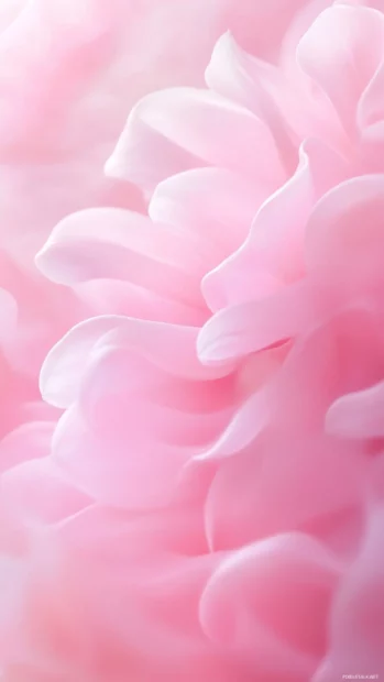 Soft focus pink dahlia flowers with a dreamy, ethereal glow.