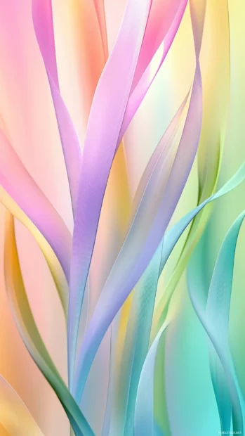 Soft pastel summer iphone wallpaper patterns with simple abstract lines.