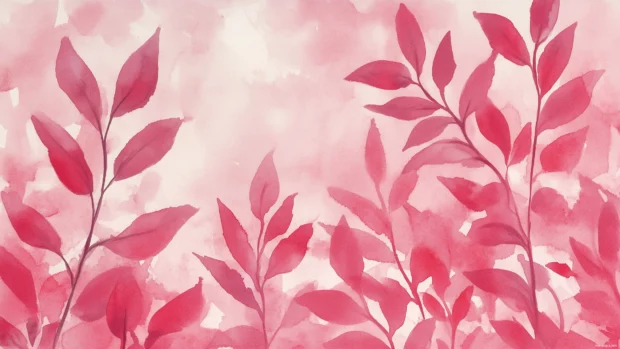 Soft pink watercolor background with delicate hues.