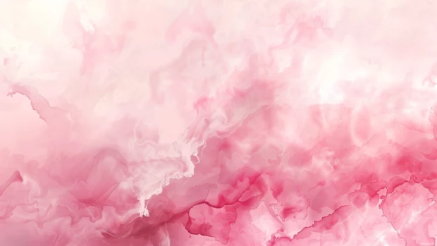 Soft pink watercolor background with delicate hues.