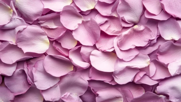 Soft rose petals in faded lilac tones, highly searched Floral PC Wallpapers.