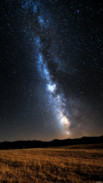 Starry fields stretching into infinity.