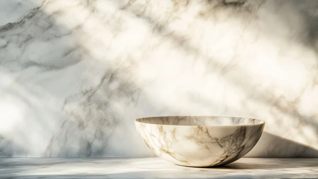 Stylish Moving Desktop Wallpapers showing marble textures shifting under soft light.