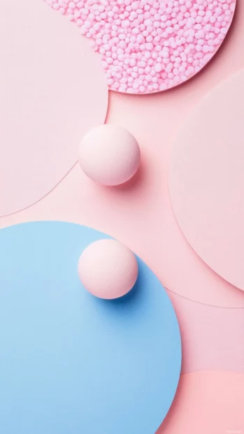 Trendy Cute Lock screen Wallpapers for iPhone users who love pastel patterns.