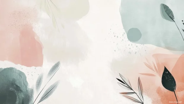Trendy Lock screen Wallpapers with soft pastel tones and abstract shapes, trendy desktop lock screen ideas.