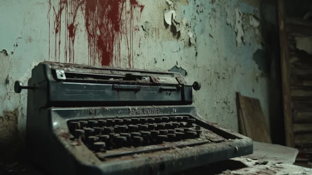 Type label machine ink bleeding into wall script.