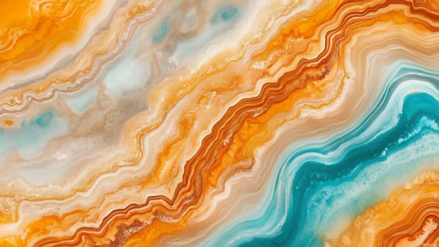 Warm orange watercolor background with rich, vibrant hues.