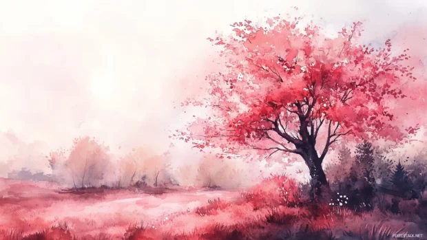 Watercolor painting background with an artistic touch.