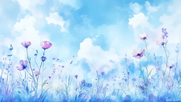 Watercolor painting background with an artistic touch.