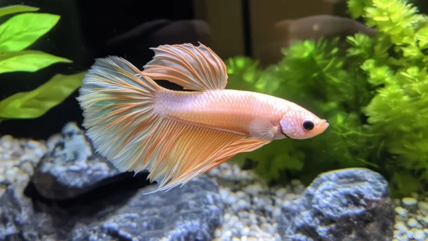 close up betta fish shot.