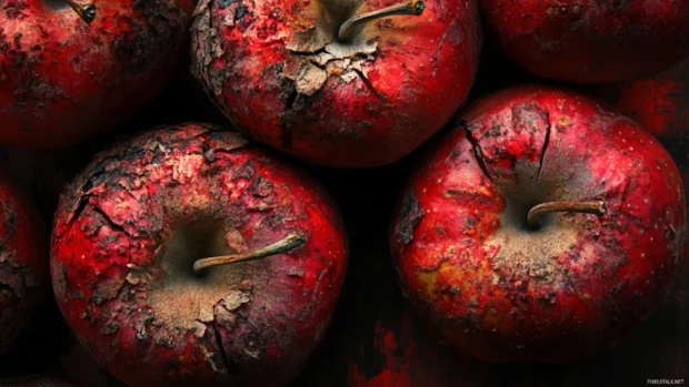 decayed apple textures HD.