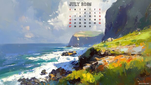 2025 July Calendar Desktop Background (4).