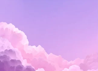 A calming phone background with cloud like formations in layered lavender color.