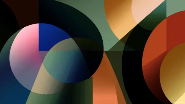 Abstract curves and angles creating a sophisticated Modern Geometric background for desktops.