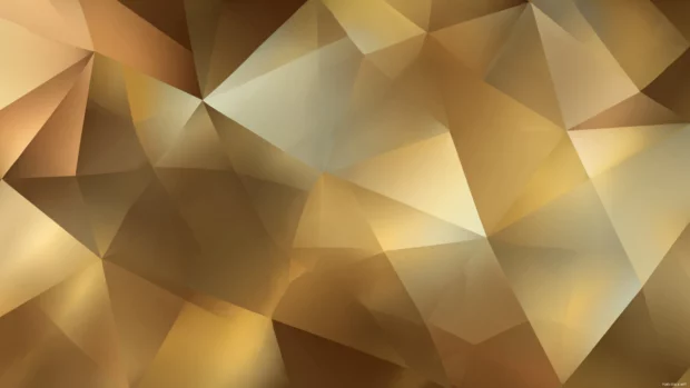 An elegant gold geometric background with subtle gradients and clean polygonal forms.