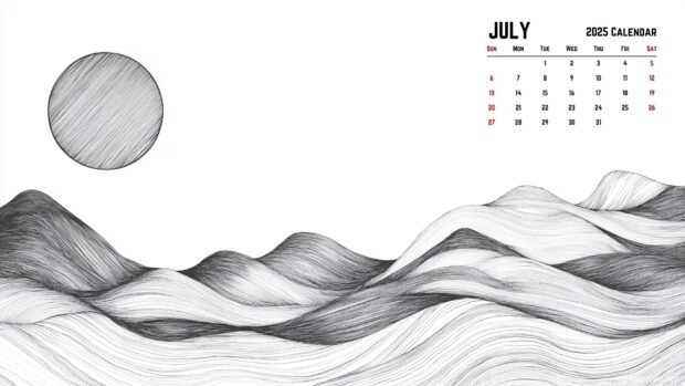 Calendar 2025 July PC Wallpaper HD (5).