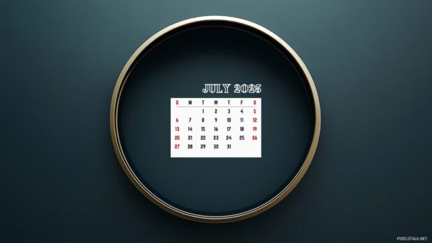 Calendar 2025 July PC Wallpaper HD (8).