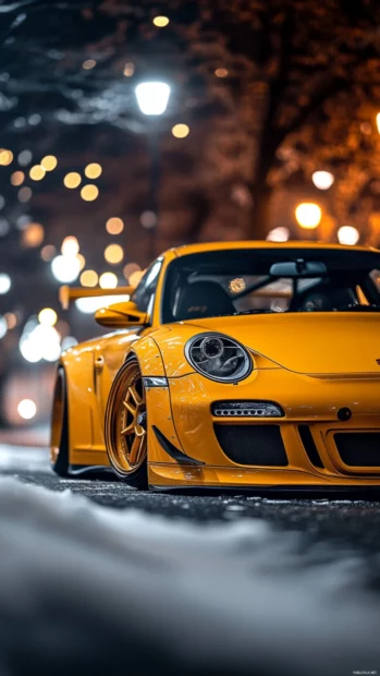 Compact Porsche 911 gt3 rs wallpaper for iPhone with German supercar performance flair.