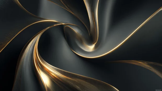 Golden Luxury patterns forming an elegant abstract background with subtle depth.