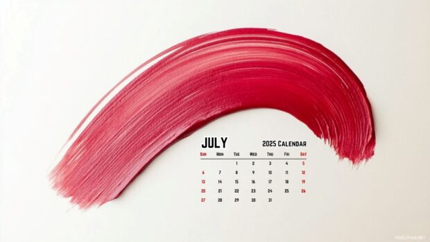 July 2025 Calendar Desktop Wallpaper (4).