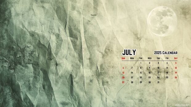 July 2025 Calendar Desktop Wallpaper HD (1).