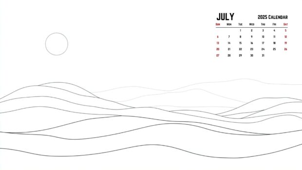 July 2025 Calendar Desktop Wallpaper HD (2).