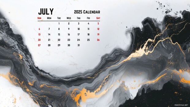July 2025 Calendar Desktop Wallpaper HD (3).