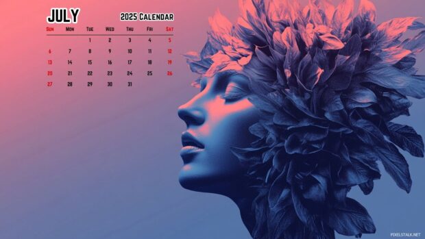 July 2025 Calendar HD Wallpaper for PC (10).