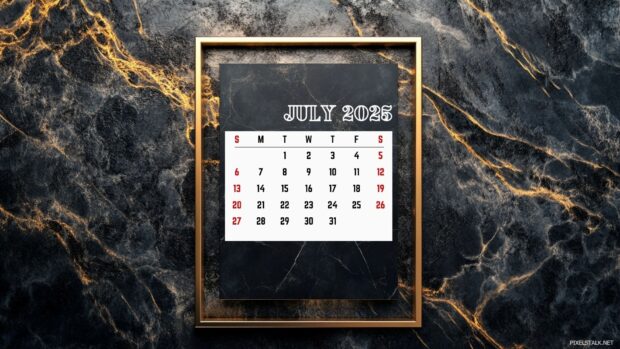 July 2025 Calendar HD Wallpaper for PC (16).