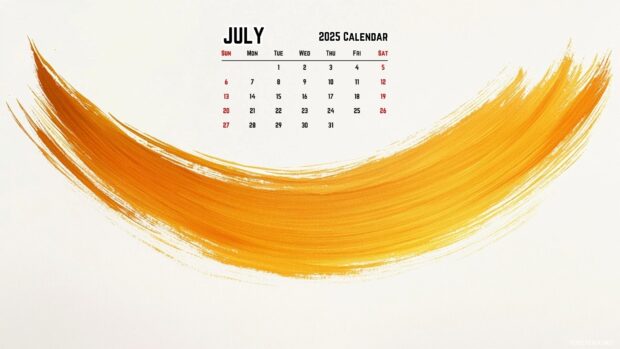 July 2025 Calendar HD Wallpaper for PC (19).