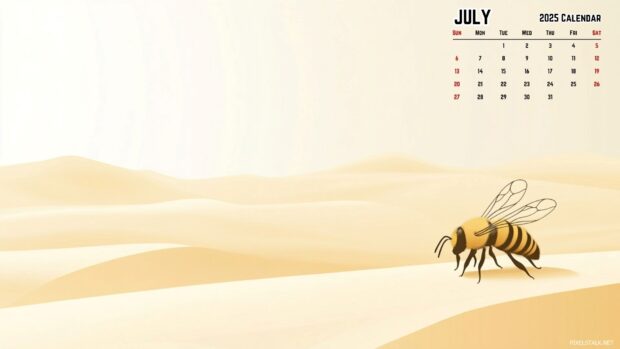 July 2025 Calendar PC Wallpaper HD (1).