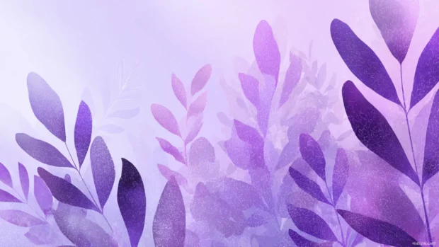 Lavender background hd showing stylized lavender patterns over smooth watercolor gradient for peaceful mood.