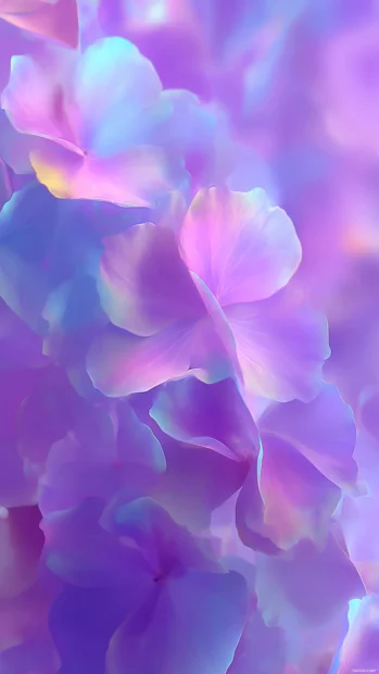 Lavender iPhone wallpaper 4k aesthetic version combining abstract lavender petal textures with pastel fade overlay.