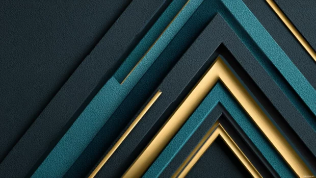 Minimalist Modern Geometric background with sleek lines and layered triangular patterns.