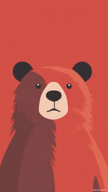 Minimalist theme showcasing one aesthetic bear per tile.
