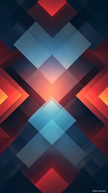 Phone wallpaper inspired by Modern Geometric symmetry and gradient tones.