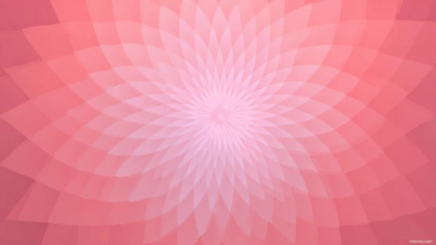 Pink geometric backgrounds wallpaper with radial polygon burst in gentle gradient for subtle visual interest.