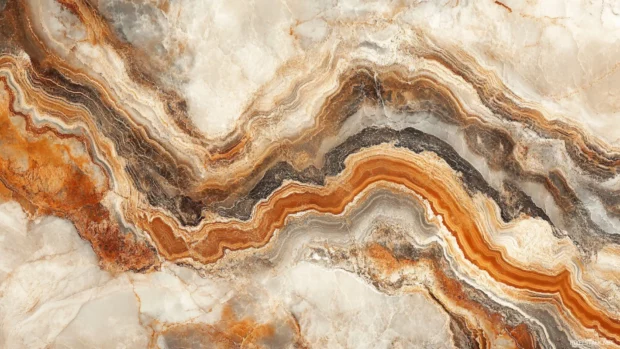 Soft Earth tone marble pattern blending brown, beige, and terracotta.