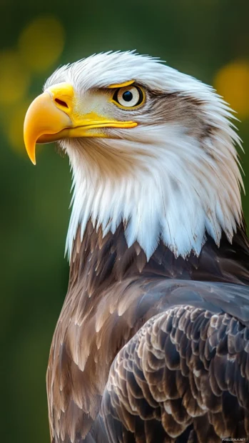 The energy of the wild is embodied in this portrait of a focused Eagle.