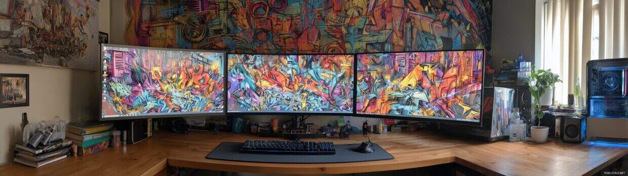 3 Monitor Backgrounds - PixelsTalk
