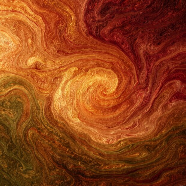 Abstract iPad backgrounds, Swirling watercolor techniques in warm autumn colors.