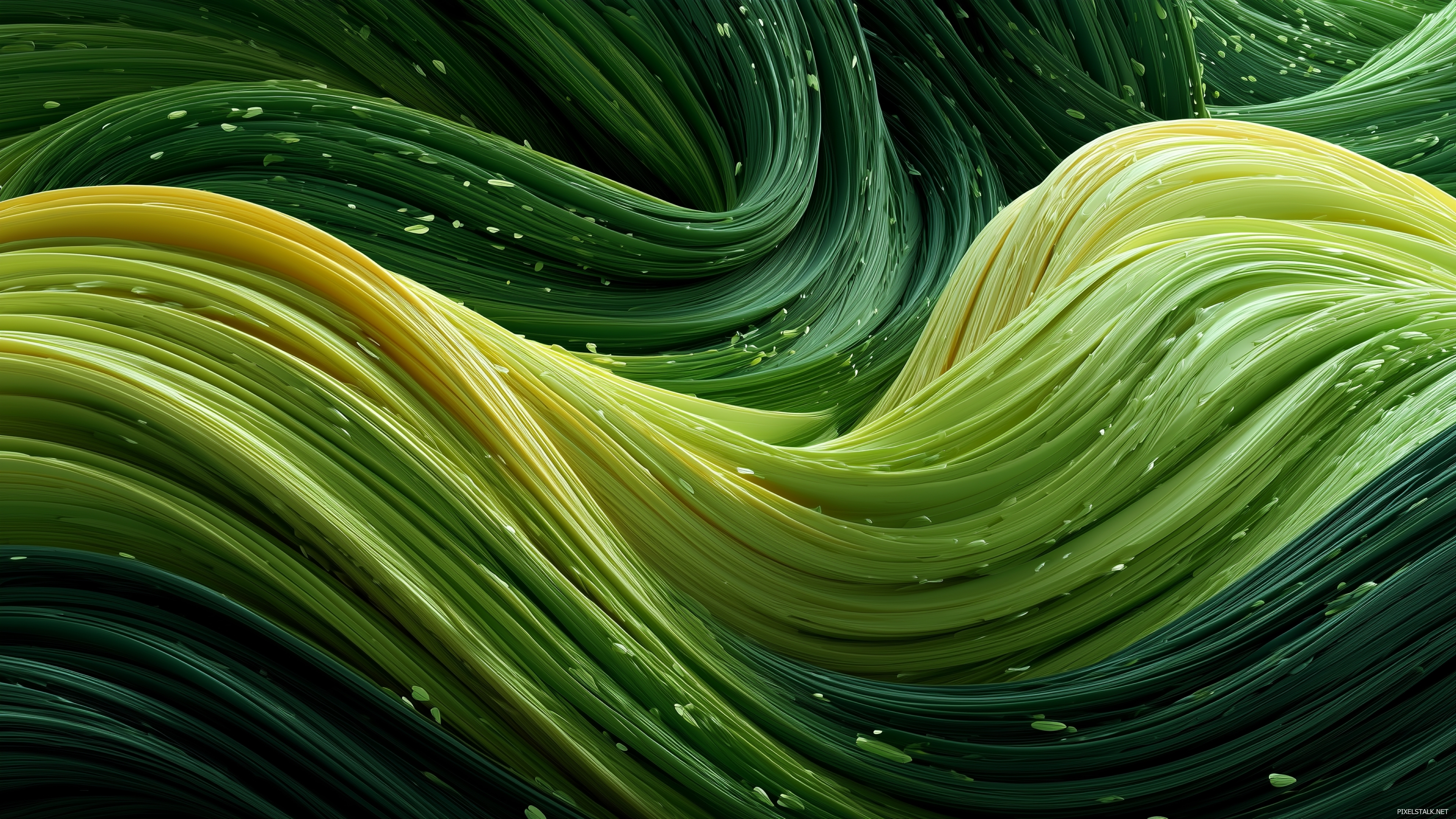 Abstract green wallpapers hd with dynamic swirls and patterns.