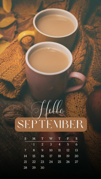 Aesthetic September 2025 Calendar Wallpapers for Mobile Screens (1).