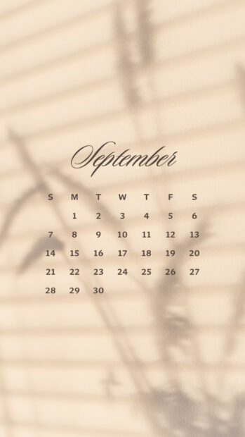 Aesthetic September 2025 Calendar Wallpapers for Mobile Screens (5).