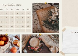 Aesthetic September 2025 Desktop Calendar Wallpapers (1).
