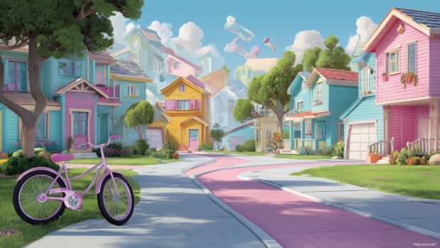 Animated Barbie backgrounds showcasing fun and dynamic scenes for kids.